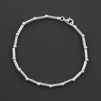 thin sterling silver bracelet