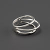 Minimalist Sterling Silver Three Band Ring