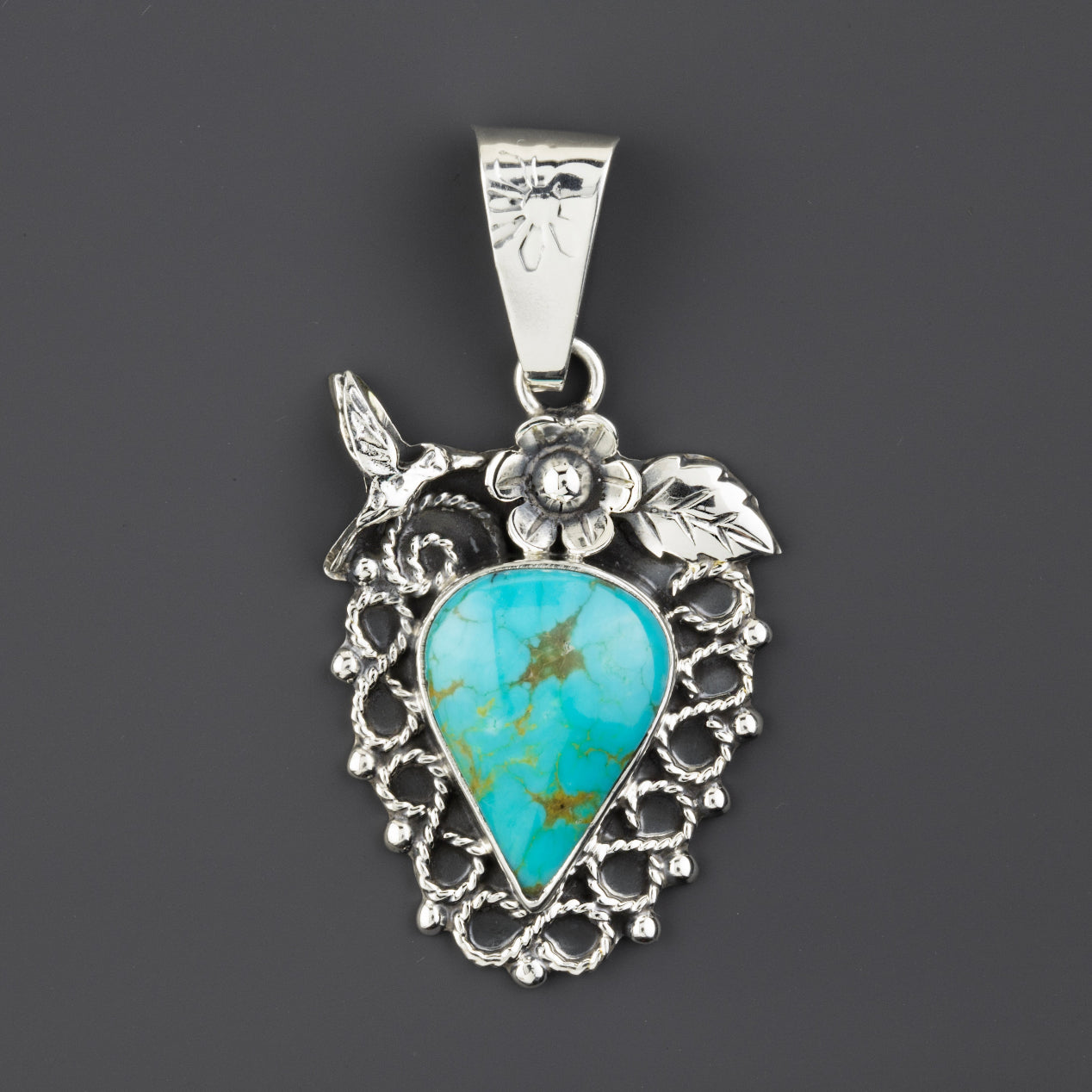 Wild Garden Turquoise Pendant
