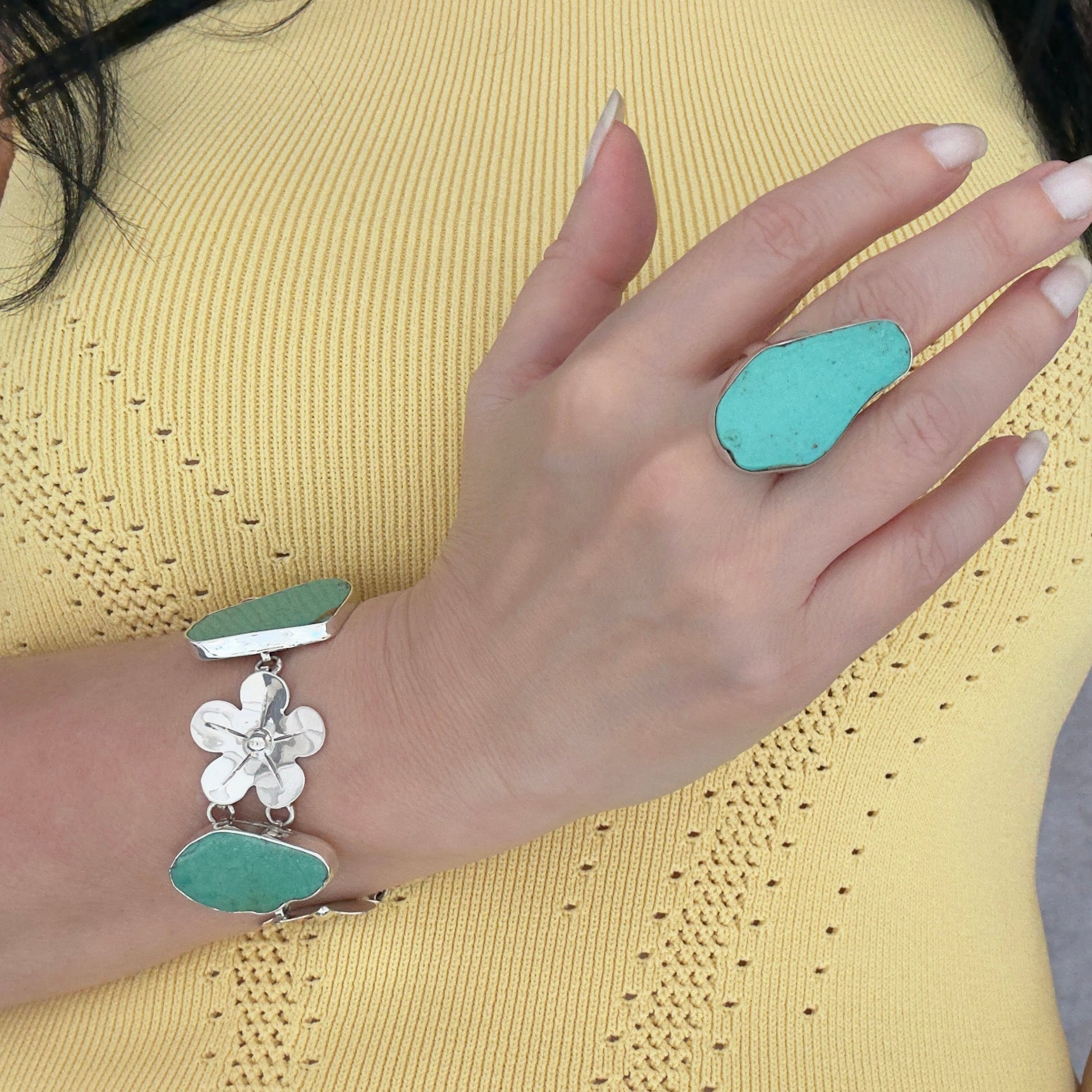 Desert Queen Large Turquoise Ring