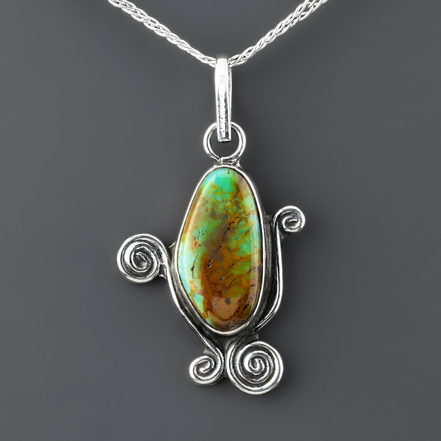 The Old World Turquoise Pendant