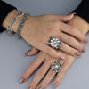 Lunar Flor Mexican Silver Ring