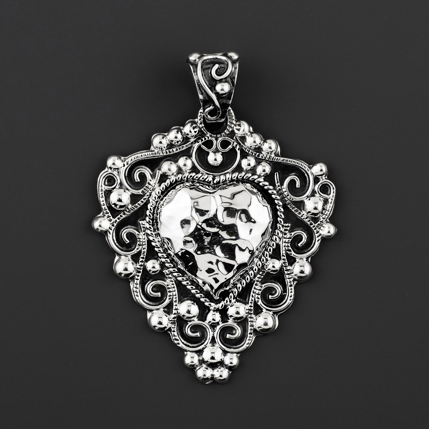 vintage Taxco silver pendant