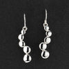 whispers of silver rain earrings