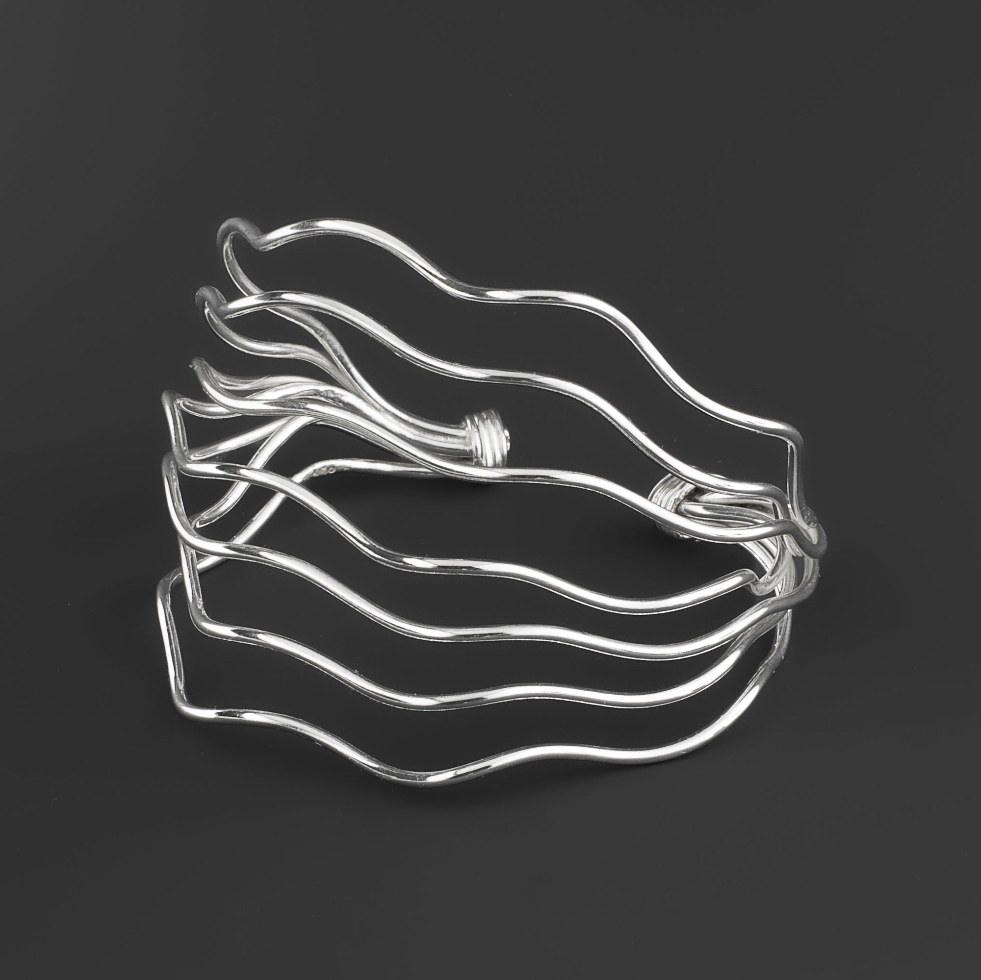 wide wire cuff bracelet