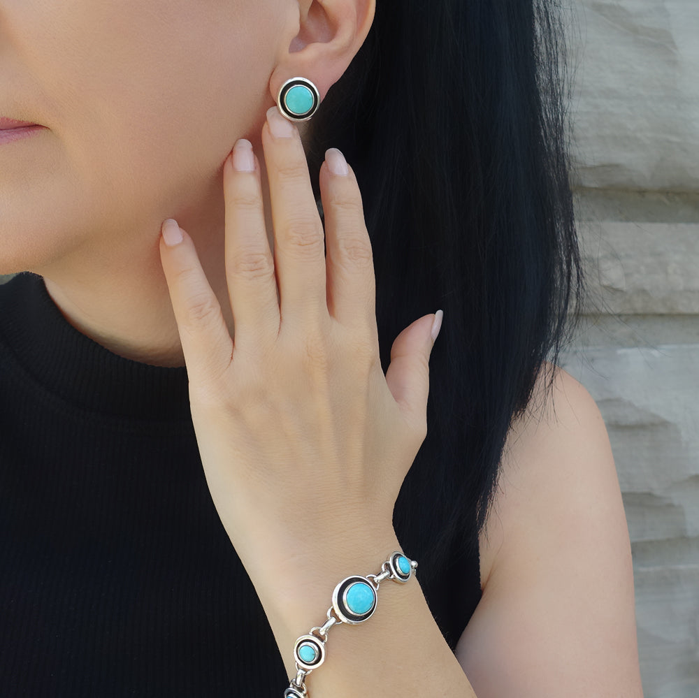 Turquoise Earrings – The Accessory Circle by X Terrace