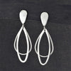 drip theory sterling silver dangle earrings